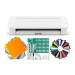 Silhouette Cameo 4 Desktop Cutting Machine (White) with Vinyl 33 Sheets, Adhesive Sheets and