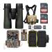 Vortex 10x42 Crossfire HD Binoculars Bundle with Browning Trail Camera, Memory Cards and Card Reader