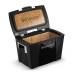 Sovaro 45-Quart Luxury Cooler (Black with Silver Accents)