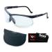 Howard Leight Genesis Safety Eyewear with Hydroshield Clear Lens with HL Case and Cleaning Cloth