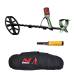 Minelab X-Terra Pro Waterproof Metal Detector with Case and Pro-Find 35 Pinpointer (Yellow/Black)