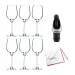 Riedel Veritas Wine Series Viognier/Chardonnay Glasses (6-Pack) with Wine Pourer and Polishing Cloth