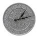 Whitehall Three Crowns In Coin 16-in Indoor Outdoor Wall Clock (Pewter/Silver)