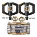 Crankbrothers Mallet Enduro 11 Pedal (Black/Gold) with M19 Bike Multi-Tool