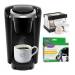 Keurig K-Compact Single Serve Coffee Maker with Coffee K-Cup (12-Count) and Cleaning Cups (5-Cups)