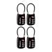 Master Lock 4688D Set Your Own Combination TSA Accepted Luggage Lock (Black)