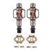Crankbrothers Eggbeater 3 Bike Pedals Pair (Red) with Cleats and Shields Bundle