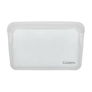 CUISIPRO Clear Silicone Pack-it Bag, 7.25" x 5.25", 13.5 fl oz, Eco-Friendly, Seamless (1 piece)