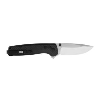 SOG Unisex Terminus XR 2.95-Inch S35VN Blade G10 Carbon Fiber Handle Folding Knife (Black)