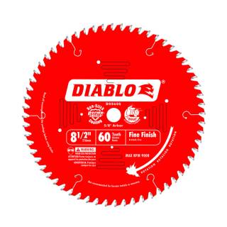 Diablo D0860S 8‑1/2-Inch x 60 Tooth Fine Finish Miter Saw Blade