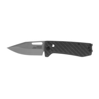 SOG Ultra XR 2.8-Inch Titanium Nitride Coated CRYO CPM S35VN Blade Carbon Fiber Handle Folding Knife