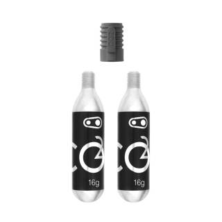 Crankbrothers Co2 16g Cartridges (2 Units) with Inflator