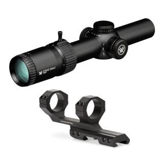 Vortex Strike Eagle 1-8x24 Riflescope (2020 Model) with 30mm Cantilever Rings