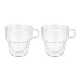 Hario Double Wall Stack Cups (280ml, 2-Piece Set)