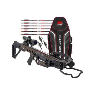 Killer Instinct Vital-X Crossbow with Case and Accessories Bundle