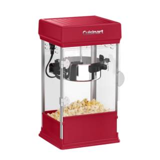 Cuisinart Theatre Style 16 Cups Capacity No Heat Time Easy Serving Popcorn Maker (Red)