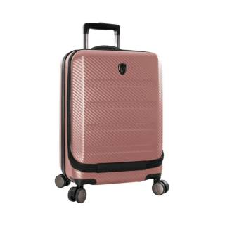 Hey’s America EZ Access 2.0 21-Inch Carry-On Luggage with Patented Front Access Design (Rose Gold)