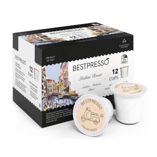 Bestpresso Coffee 12-Count Italian Roast Single Serve K-Cup