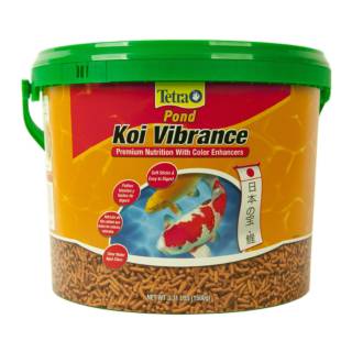 Tetra Pond Koi Vibrance 3.31 lb Nutritional Soft Sticks with Color Enhancers for Koi and Goldfish