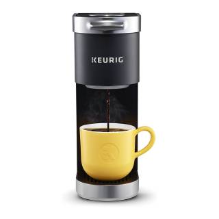 Keurig K-Mini Plus Single Serve Coffee Maker with K-Cup Pod and Cord Storage (Black)