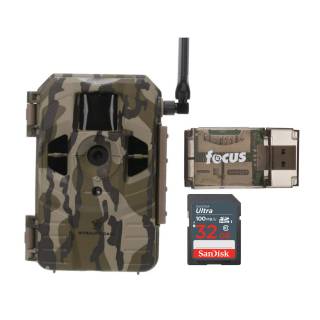 Stealth Cam Connect Cellular Trail Camera (AT&T) with SD Card and Card Reader