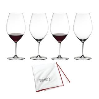 Riedel Magnum Wine Glass Set (4-Pack) with Polishing Cloth