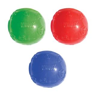 KONG Squeezz Ball Dog Toy - Assorted X-Large (3.5" Diameter) - Pack of 3-8d81aafc789cc892.jpg