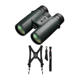 Ricoh Pentax 8 x 43 Z-Series ZD WP Binoculars with Binocular Harness and Lens Cleaning Pen