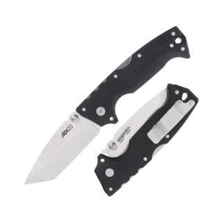 Cold Steel AD-10 Tanto Point 3.5-Inch S35VN Stainless Steel Blade G-10 Handle Folding Knife (Black)
