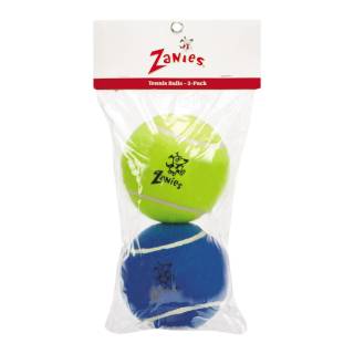 Zanies 5-Inch Ultra-Durable Tennis Balls for Large Dogs (2-Pack)