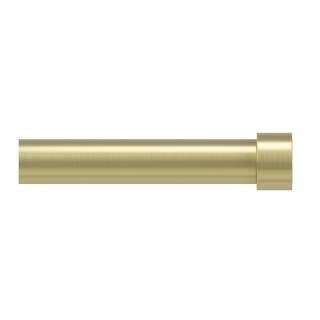 Umbra Cappa Expandable Single Curtain Rod (36-66-Inch, Brass)