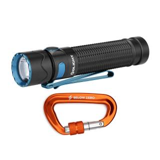 Olight Warrior Mini 2 1750 Lumens Rechargeable Tactical Flashlight with Heavy Duty Carabiner