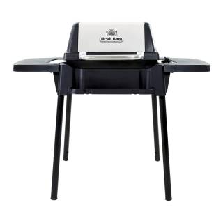 Broil King Porta-Chef 120 14000 BTU Porcelain-Coated Cast Iron Portable Grill with Foldable Shelves