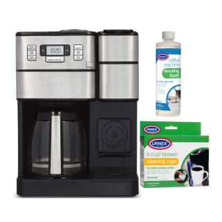 Cuisinart SS-GB1 Coffee Center Grind & Brew Plus with Brewer Cleaning Cups and Descaling Liquid Bundle