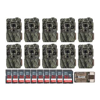 Browning Defender Pro Scout MAX Trail Camera with Memory Card and Card Reader (10-Pack)