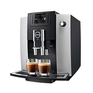 Jura E6 Automatic Coffee Center, Platinum,Recertified