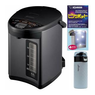 Zojirushi CD-NAC40BM Micom Water Boiler (4-Liter, Metallic Black) with Container Cleaner and Tumbler-f472c39edd19afb7.jpg