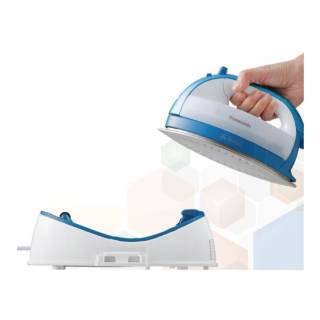 Panasonic NI-QL1000 Cordless 360 Freestyle Steam/Dry Iron for Quilters with Carrying Case (Blue)
