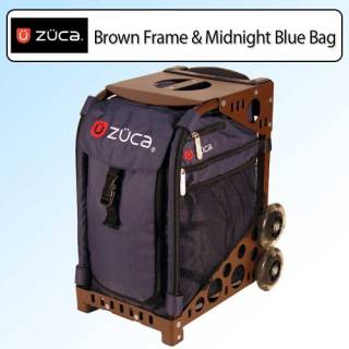 ZUCA Sports Kit With Midnight Blue Insert Bag & Brown Frame