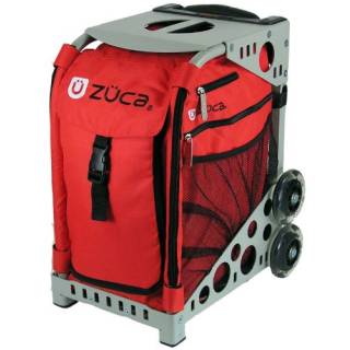 Zuca Sport Insert Bag, Chili(Red) with Sport Frame Gray