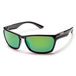 Suncloud Cutout Injection Sunglasses (Black/Green)