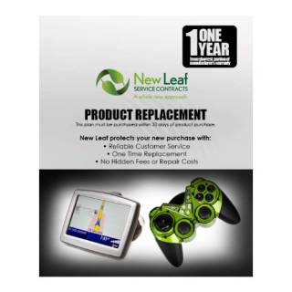 New Leaf 1-Year Product Replacement Service Plan for Products Retailing Under $100