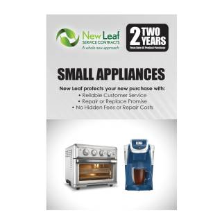 New Leaf 2-Year Small Appliances Service Plan for Products Retailing Under $1500