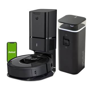 iRobot Roomba i7+ Wi-Fi Connected Robot Vacuum with Automatic Dirt Disposal and Dual Mode Virtual Wall Barrier Bundle