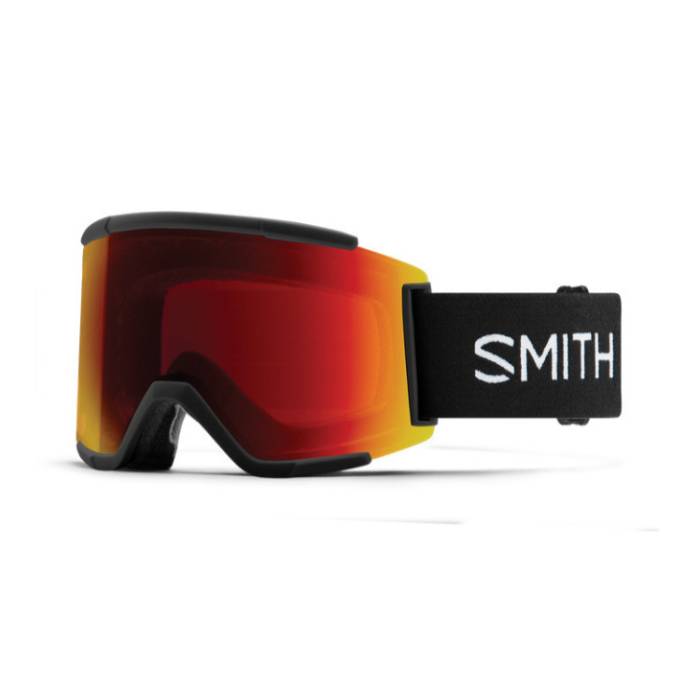 Smith Optics Snow Goggle BLACK, CHROMAPOP SUN RED MIRRORd681