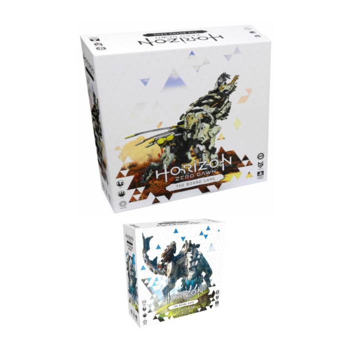 Steam Forged : Horizon Zero Dawn The Board Game with Thunderjaw Expansion Bundle