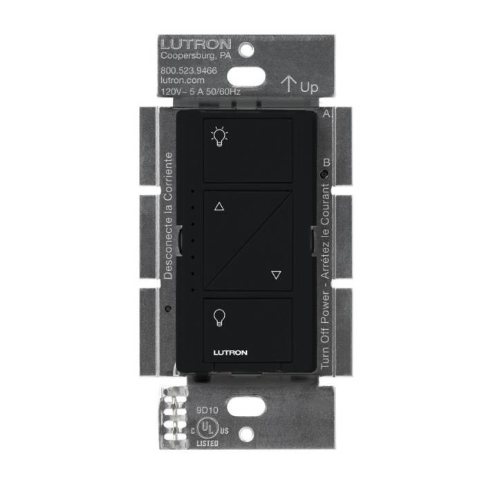 Lutron Caseta Wireless Smart Lighting Dimmer Switch (Black)