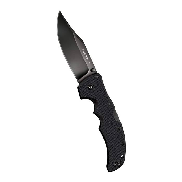Cold Steel Recon 1 4.0-Inch American S35VN Steel Clip Point Blade Folding Knife with Tri-Ad Lock