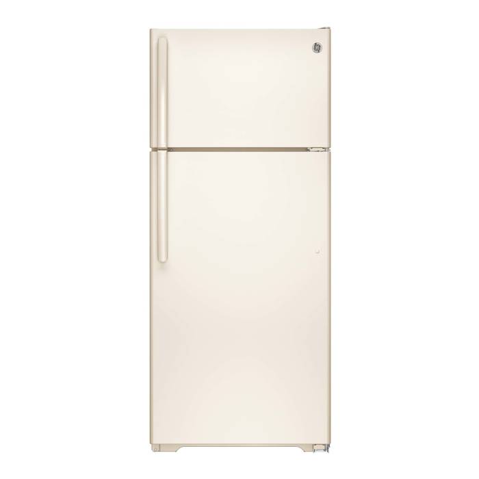 GE Energy Star 17.5 Cubic-Feet Top-Freezer Refrigerator (Bisque)