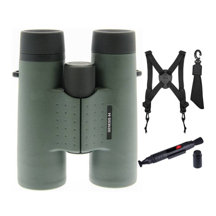 Kowa 10.5x44 Prominar XD Lens Roof Prism Binoculars with Harness and Kowa Lens Pen